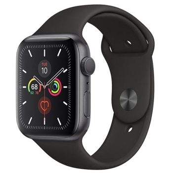 Apple Watch Series 5 GPS 40mm de Aluminio Gris Espacial y Correa Deportiva Negra