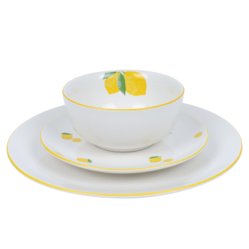 Vajilla de Porcelana Limones de 18 pzas MORITZ & MORITZ