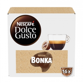Café ristretto en cápsulas Nescafé Dolce Gusto Bonka 16 ud.