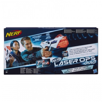 Hasbro - Nerf Pack 2 Lanzadores Laser Ops Pro Alphapoint