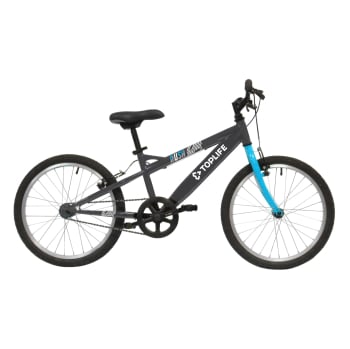 Bicicleta Mountain Bike 20" First Toplife, Gris/Azul