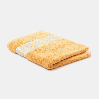 Toalla de Lavabo de Rizo de Algodón 90x50 cm TEX HOME Delhi Amarillo 