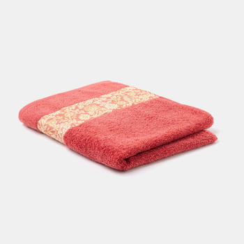 Toalla de Lavabo de Rizo de Algodón 90x50 cm TEX HOME Delhi Naranja