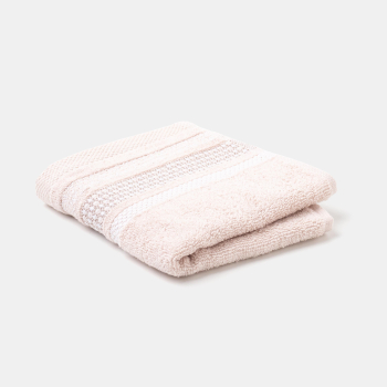Toalla de Tocador Rizo de Algodón 30x50 cm TEX HOME Gaia Beige