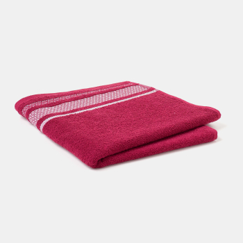 Toalla de Baño Rizo de Algodón 70x140 cm TEX HOME Gaia Fucsia