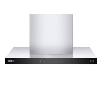 Campana Extractora Decorativa Pared LG HCEZ2426S, 59,8 cm, 800 m³/h, 4 Velocidades, Eficiencia A - Inoxidable 