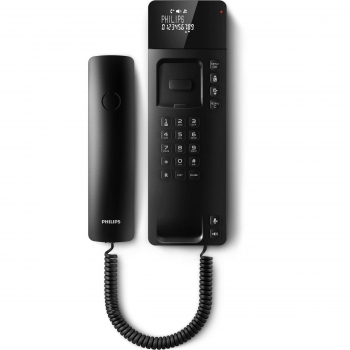 Teléfono Dect Philips M110B de Diseño con Cable