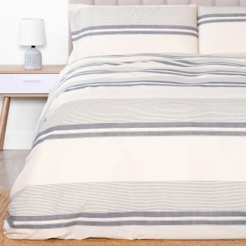 Funda Nórdica 3 Piezas de Algodón Cama 135 cm TEX HOME Kali Azul