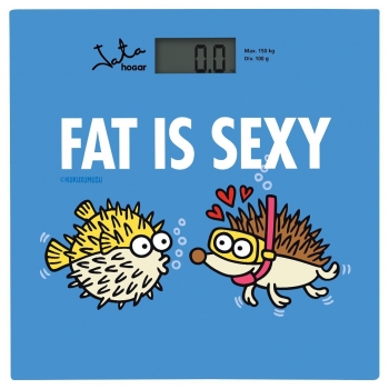 Báscula de Baño Kukuxumusu "Fat is sexy"