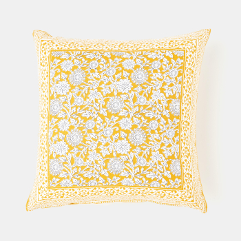 Cojín Decorativo de Algodón 40x40 cm TEX HOME Amarillo
