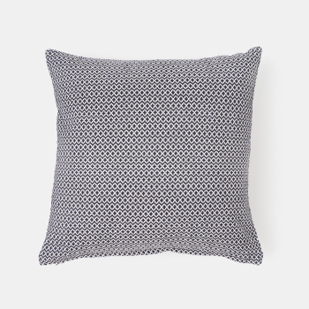Cojín decorativo jacquard 40x40 cm TEX HOME Negro