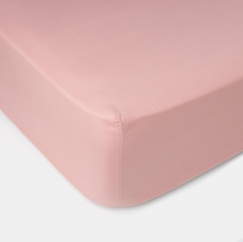 Sábana Bajera Ajustable Cama 90 cm TEX BASIC Microfibra Rosa