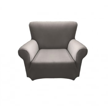 Funda de Sofá 1 Plaza Biélastica 80x110 cm TEX HOME Gris