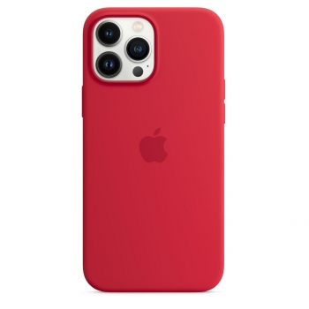 Funda de Silicona con MagSafe Apple para iPhone 13 Pro Max - Rojo