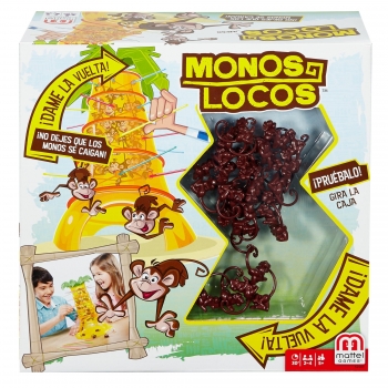 Mattel Games Juego de Mesa Monos Locos Juego Infantil +5 Años