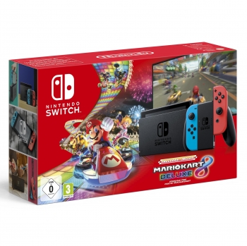 Nintendo Switch + Juego Mario Kart 8 Deluxe (Juego Descarga Digital)