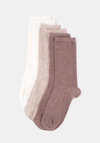 Pack de 3 calcetines de algodón sostenible TEX