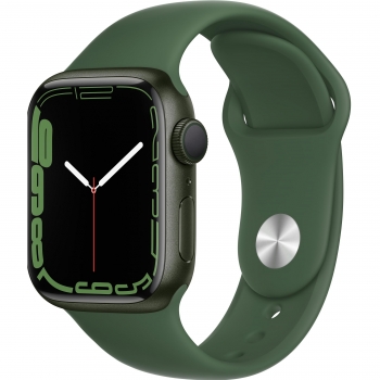 Apple Watch Series 7 GPS + Cellular 41mm Aluminio y Correa Deportiva Verde