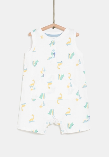 Pijama pelele estampado sin mangas para Bebé TEX