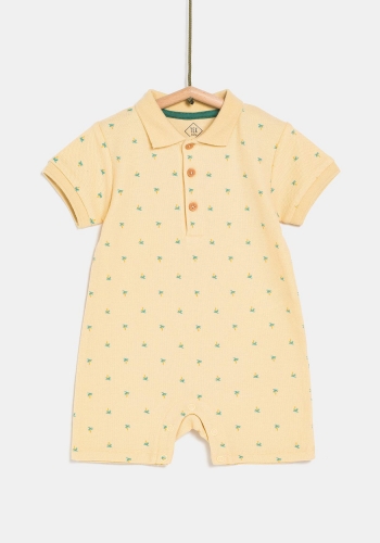 Pijama pelele manga corta para Bebé TEX
