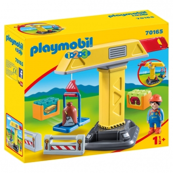 PLAYMOBIL Playmobil 1.2.3 - Grúa