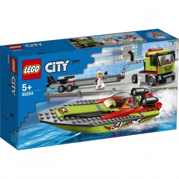 LEGO City Transporte de la Lancha de Carreras +5 años - 60254