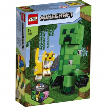 LEGO Minecraft Bigfig Creeper y Ocelote +7 años - 21156