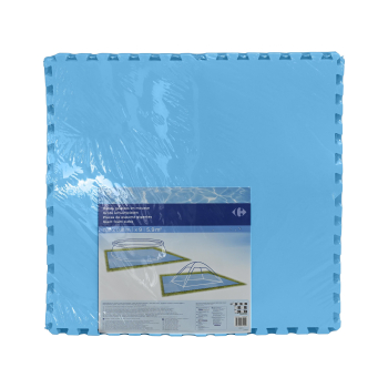 Suelo Encajable para Piscina 9 piezas 81x81 cm
