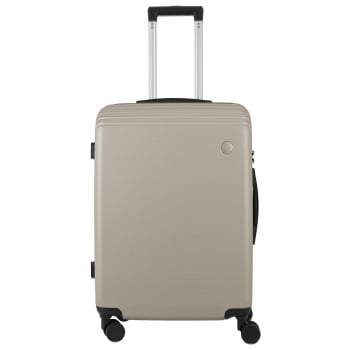 Maleta Mediana Trolley Rígida 65,5x51,5x46,5 cm, New York, Champagne