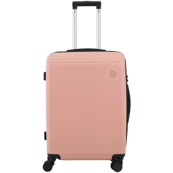 Maleta Mediana Trolley Rígida 65,5x51x46 cm, New York, Rosa