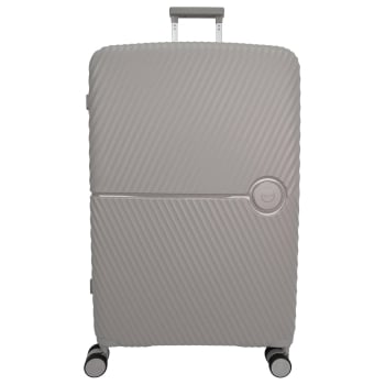 Maleta Grande Trolley Rígida 79x63,5x52 cm, Beige