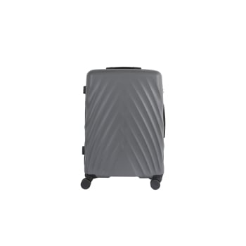 Maleta Grande Trolley Rígida 74x60x48 cm, Dubai, Gris
