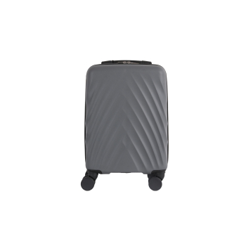Maleta de Cabina Trolley Rígida 54x34x20 cm, Dubai, Gris