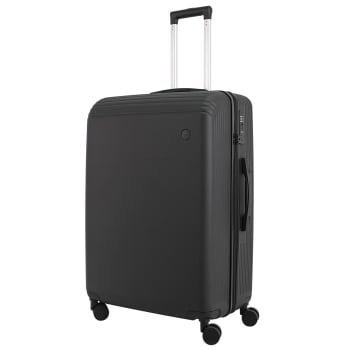 Maleta Grande Trolley Rígida 75x59x52,5 cm, New York, Negro