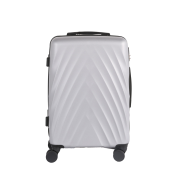 Maleta Mediana Trolley Rígida 64x53x42 cm, Dubai, Plata