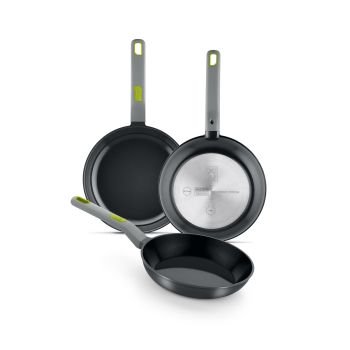 Set 3 Sartenes BRA Life, de Aluminio Fundido, Apto Inducción, 20-24-28 cm
