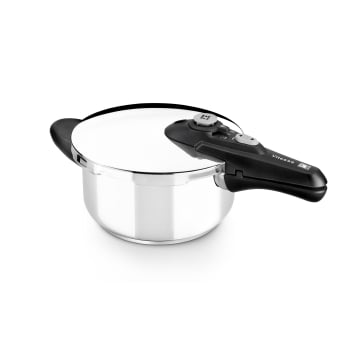 Olla a Presión Rápida BRA Vitesse , 4L, Acero Inoxidable, Apta Inducción