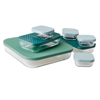 Set 7 Fiambreras de Vidrio Templao CARREFOUR