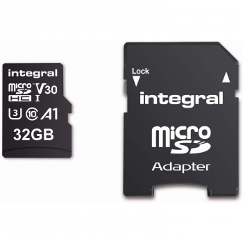 Tarjeta de Memoria Integral Class 10 32GB con Adaptador