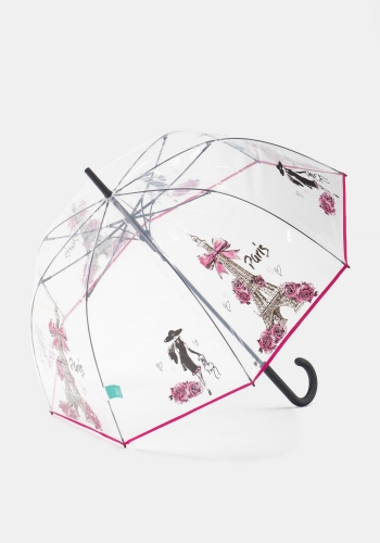 Paraguas largo transparente para Mujer PERLETTI