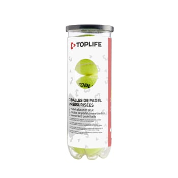 Set 3 Pelotas de Padel Presurizadas Toplife