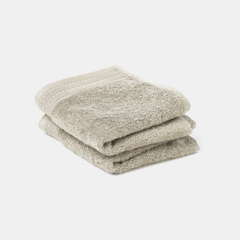 Pack 2 Toallas de Tocador de Algodón 50x30 cm TEX HOME Tex Responsable Bio Verde