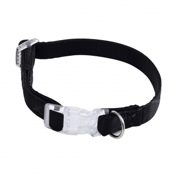 Collar para mascotas negro 1.9X35-50 cm T-M Hearts&Homies