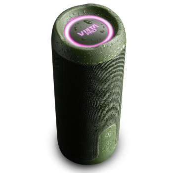 Altavoz inalámbrico – Vieta Goody 4, 30 W, Bluetooth, 13 h Autonomía, Conexión Dual, Verde