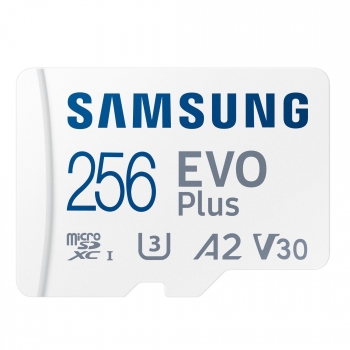 Tarjeta de Memoria Micro SD Samsung Evo Plus MB-MC256KA con Adaptador