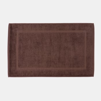 Alfombra de Baño de Algodón 80x50 cm TEX HOME Tex Responsable Bio Chocolate