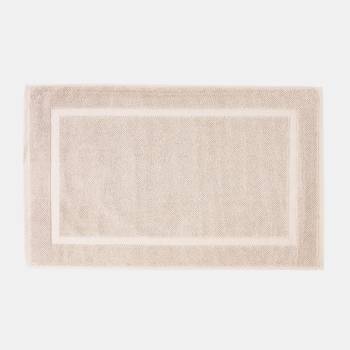 Alfombra de Baño de Algodón 80x50 cm TEX HOME Tex Responsable Bio Beige
