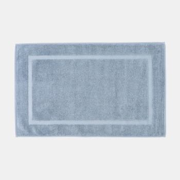 Alfombra de Baño de Algodón 80x50 cm TEX HOME Tex Responsable Bio Azul