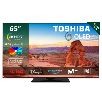 TV Toshiba 65QV3463DG 65" (164 cm), QLED, 4K UHD, 60Hz, Dolby Vision, Smart TV, HDR, Dolby Atmos