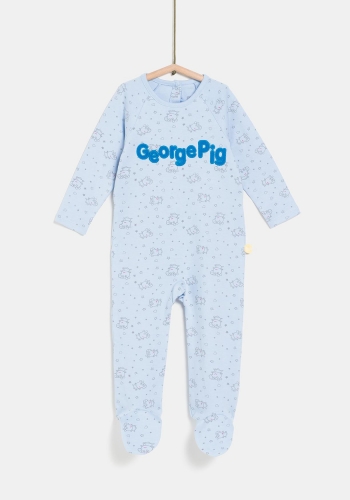 Pijama pelele manga larga para Bebé PEPPA PIG